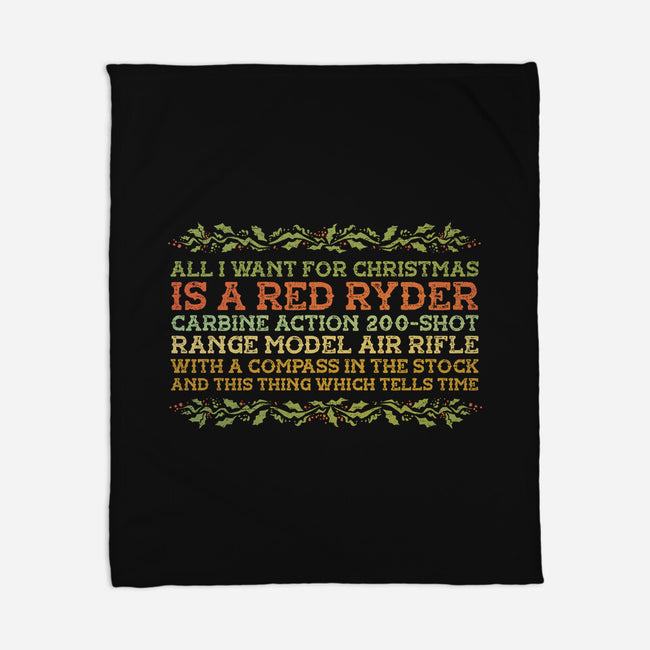 All I Want For Christmas-None-Fleece-Blanket-kg07