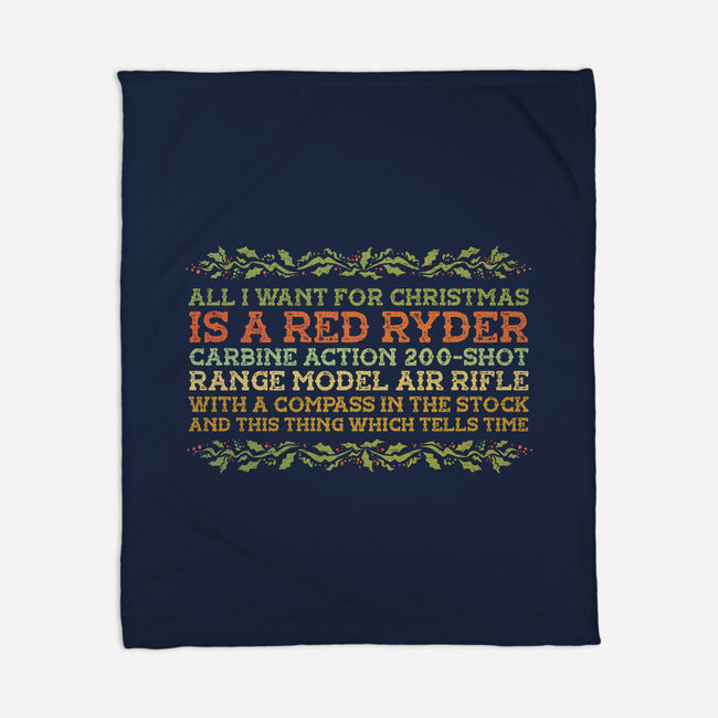 All I Want For Christmas-None-Fleece-Blanket-kg07