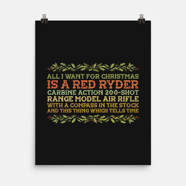 All I Want For Christmas-None-Matte-Poster-kg07