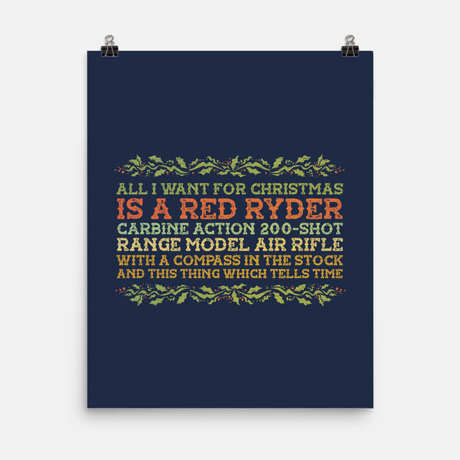 All I Want For Christmas-None-Matte-Poster-kg07