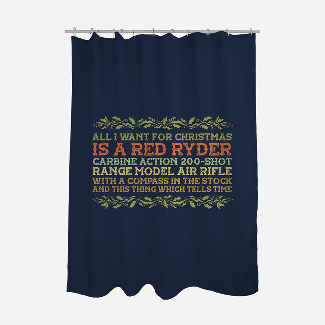 All I Want For Christmas-None-Polyester-Shower Curtain-kg07