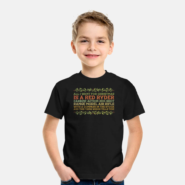 All I Want For Christmas-Youth-Basic-Tee-kg07