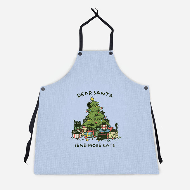 Send More Cats-Unisex-Kitchen-Apron-kg07