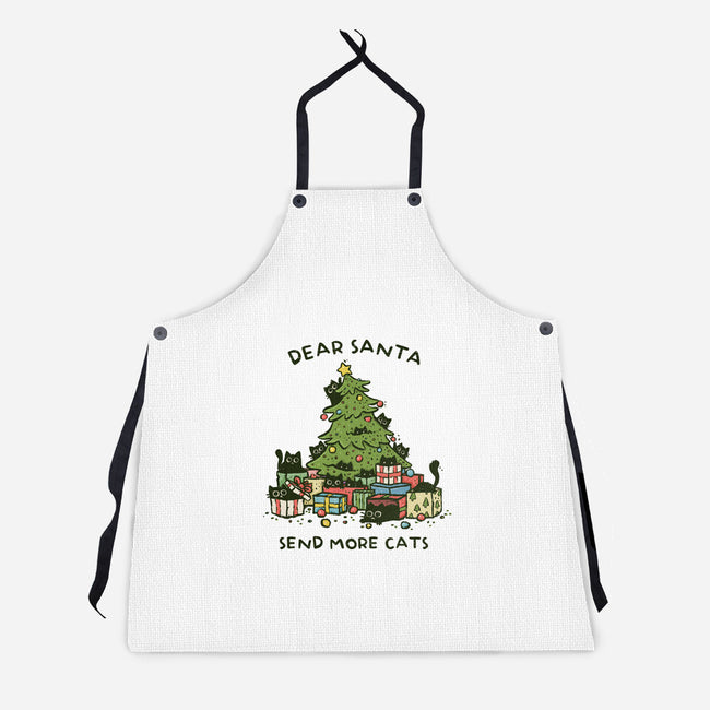 Send More Cats-Unisex-Kitchen-Apron-kg07