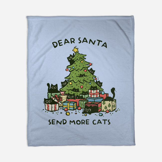 Send More Cats-None-Fleece-Blanket-kg07