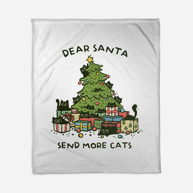 Send More Cats-None-Fleece-Blanket-kg07
