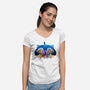 Huntrix Hero-Womens-V-Neck-Tee-hypertwenty