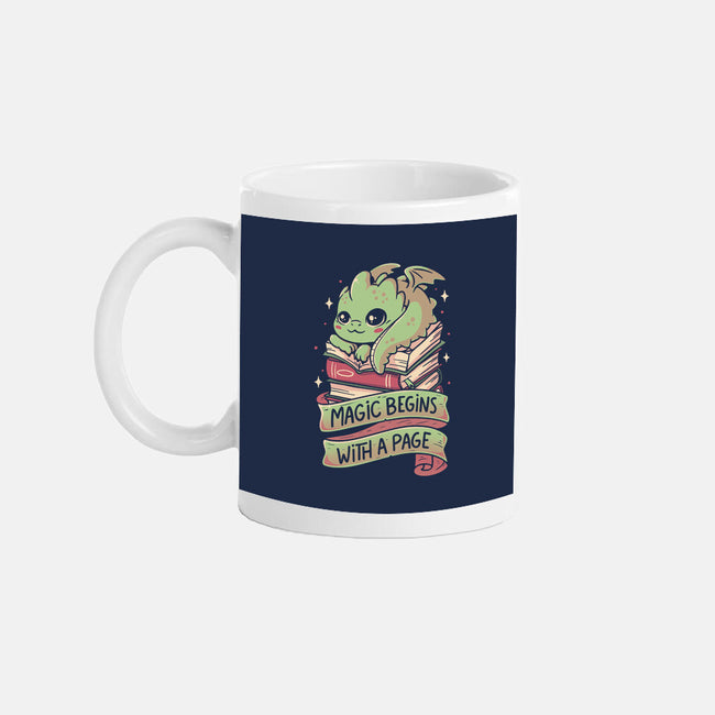 Magic Begins With A Page-None-Mug-Drinkware-koalastudio
