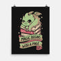 Magic Begins With A Page-None-Matte-Poster-koalastudio