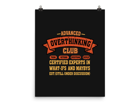 Advance Overthinking Club