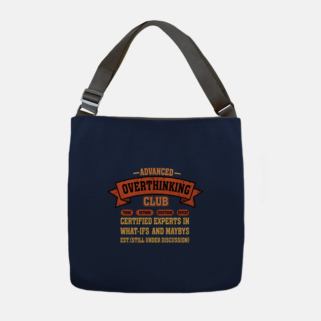 Advance Overthinking Club-None-Adjustable Tote-Bag-erion_designs