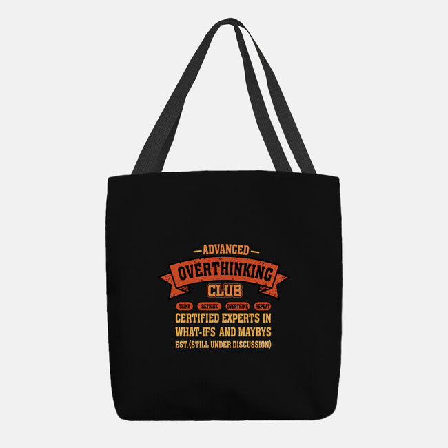 Advance Overthinking Club-None-Basic Tote-Bag-erion_designs