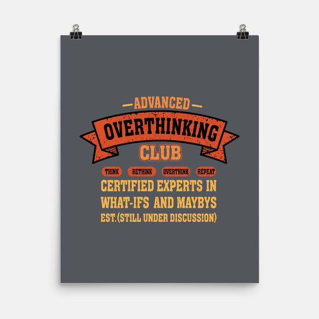 Advance Overthinking Club-None-Matte-Poster-erion_designs