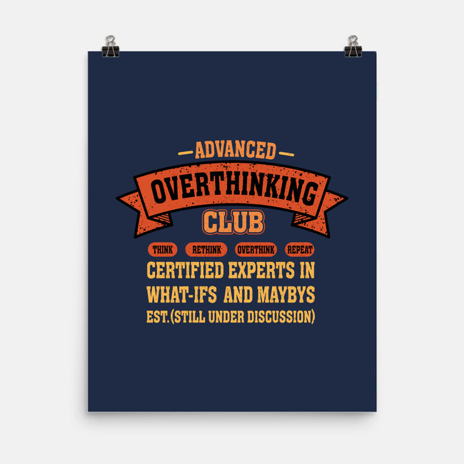 Advance Overthinking Club-None-Matte-Poster-erion_designs