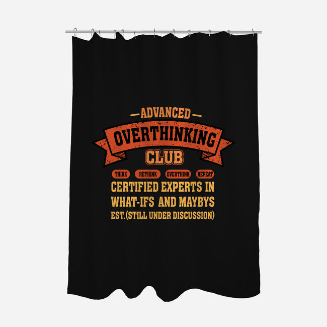 Advance Overthinking Club-None-Polyester-Shower Curtain-erion_designs