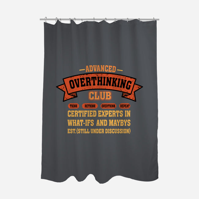 Advance Overthinking Club-None-Polyester-Shower Curtain-erion_designs