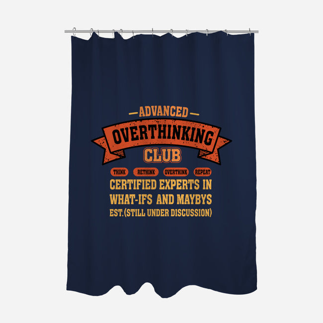 Advance Overthinking Club-None-Polyester-Shower Curtain-erion_designs