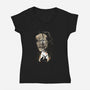 The Gentle Monster-Womens-V-Neck-Tee-dandingeroz
