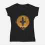 May Serenity Be With You-Womens-V-Neck-Tee-Ionfox