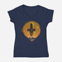 May Serenity Be With You-Womens-V-Neck-Tee-Ionfox