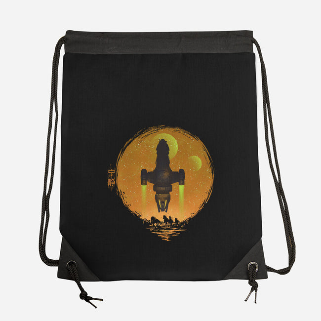 May Serenity Be With You-None-Drawstring-Bag-Ionfox