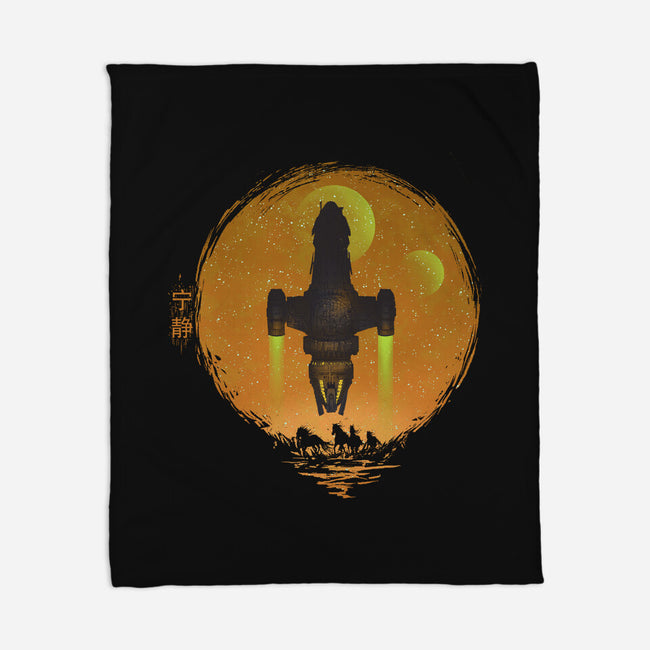May Serenity Be With You-None-Fleece-Blanket-Ionfox