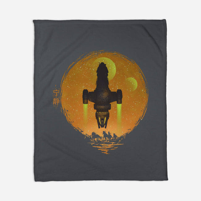 May Serenity Be With You-None-Fleece-Blanket-Ionfox