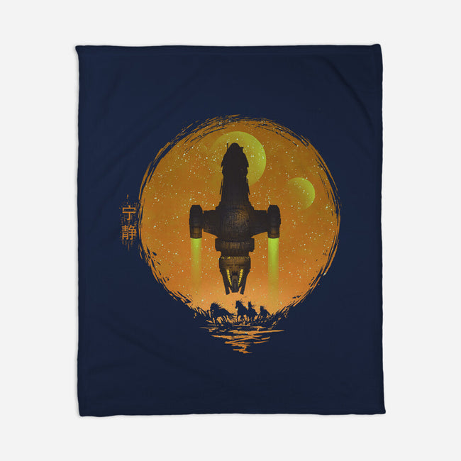 May Serenity Be With You-None-Fleece-Blanket-Ionfox