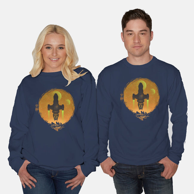 May Serenity Be With You-Unisex-Crew Neck-Sweatshirt-Ionfox
