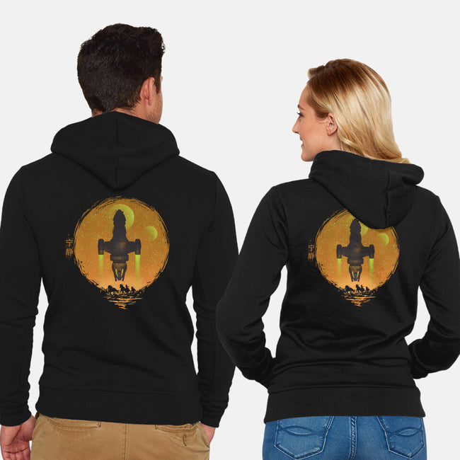 May Serenity Be With You-Unisex-Zip-Up-Sweatshirt-Ionfox