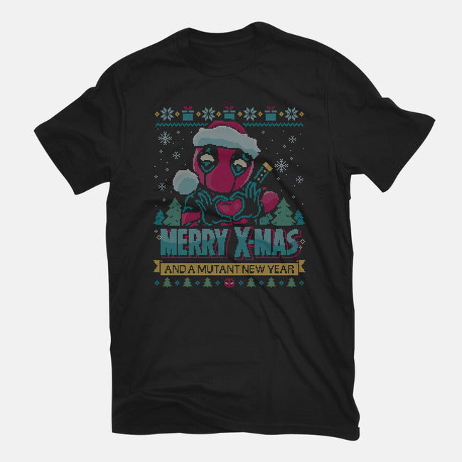 Mutant Xmas-Womens-Basic-Tee-teesgeex