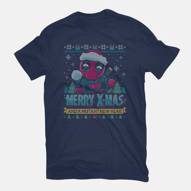 Mutant Xmas-Womens-Fitted-Tee-teesgeex