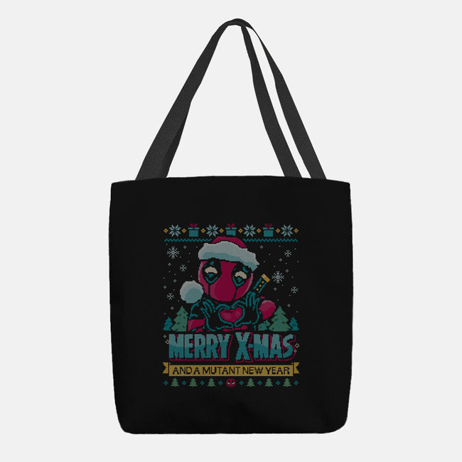 Mutant Xmas-None-Basic Tote-Bag-teesgeex