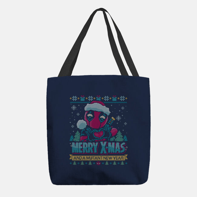 Mutant Xmas-None-Basic Tote-Bag-teesgeex