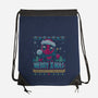 Mutant Xmas-None-Drawstring-Bag-teesgeex