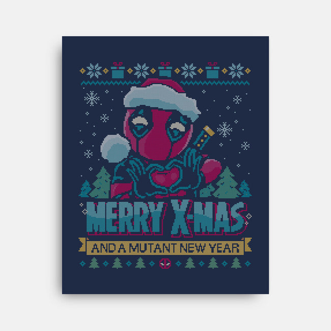 Mutant Xmas-None-Stretched-Canvas-teesgeex