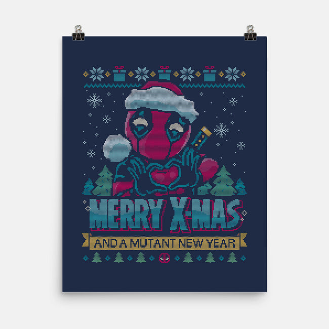 Mutant Xmas-None-Matte-Poster-teesgeex