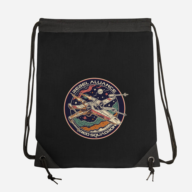 Squadron Patch-None-Drawstring-Bag-P1yu5h