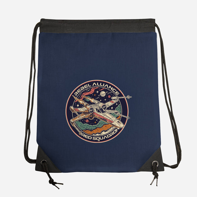 Squadron Patch-None-Drawstring-Bag-P1yu5h