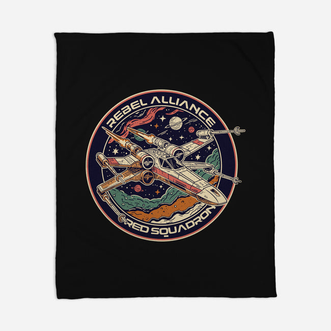 Squadron Patch-None-Fleece-Blanket-P1yu5h