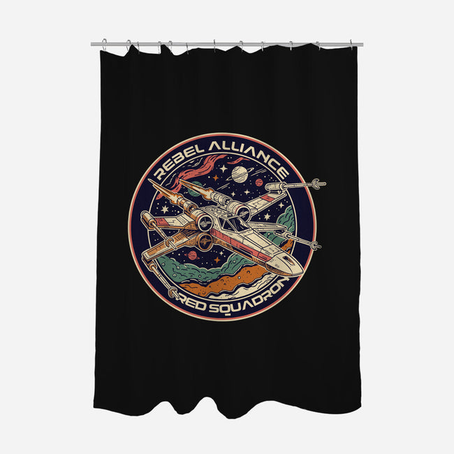 Squadron Patch-None-Polyester-Shower Curtain-P1yu5h