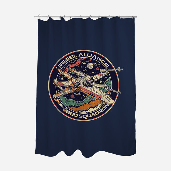 Squadron Patch-None-Polyester-Shower Curtain-P1yu5h