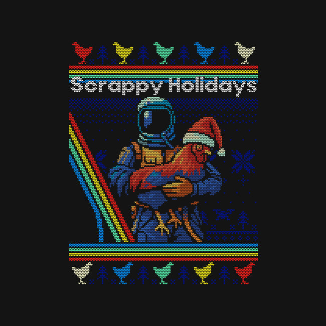 Scrappy Holidays-Unisex-Basic-Tee-Wheels