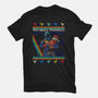 Scrappy Holidays-Womens-Fitted-Tee-Wheels