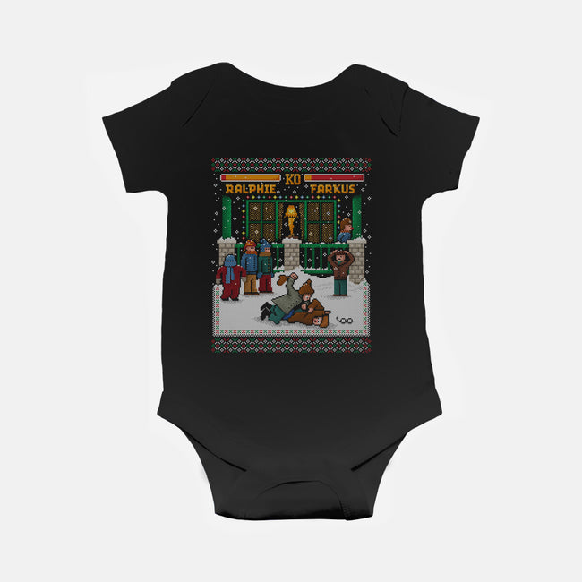 A Christmas Fight-Baby-Basic-Onesie-kg07