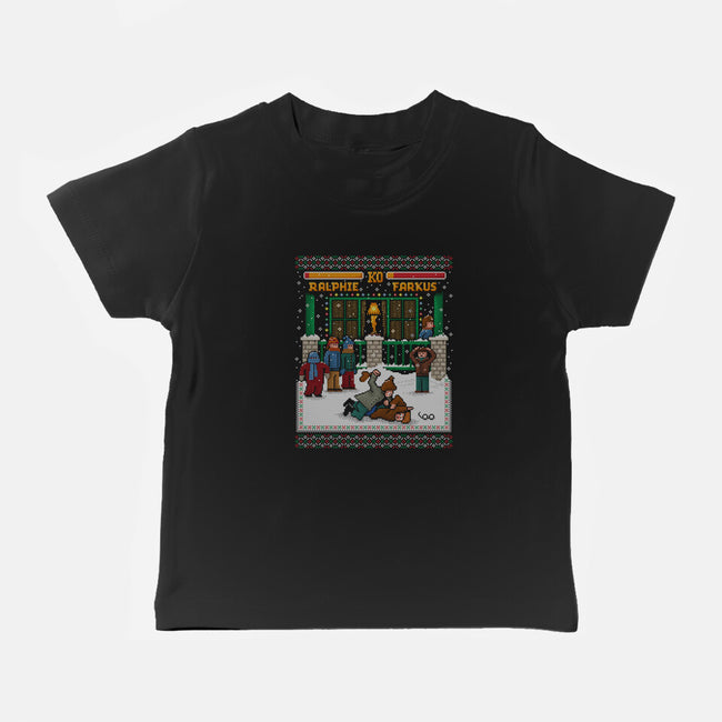 A Christmas Fight-Baby-Basic-Tee-kg07
