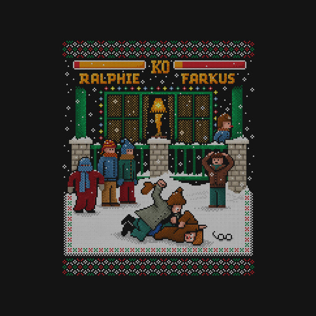 A Christmas Fight-Youth-Pullover-Sweatshirt-kg07