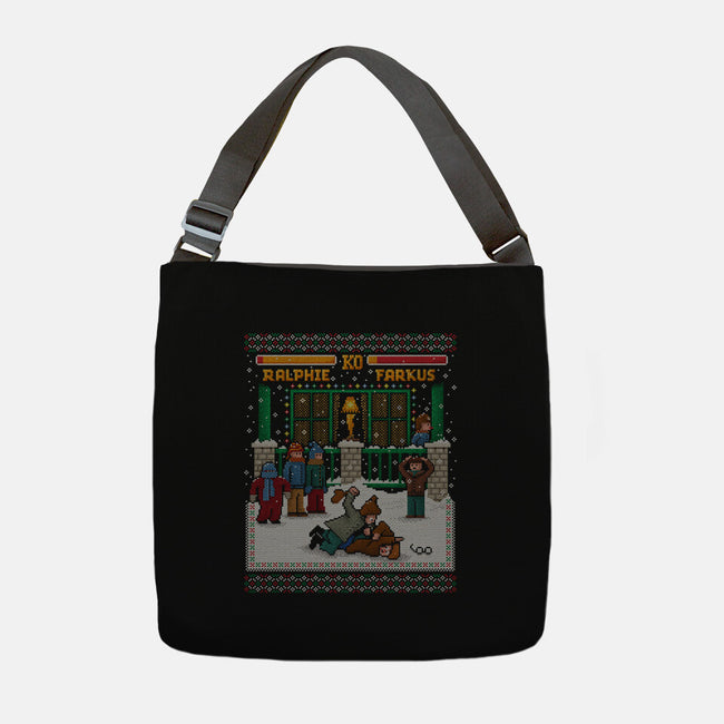 A Christmas Fight-None-Adjustable Tote-Bag-kg07