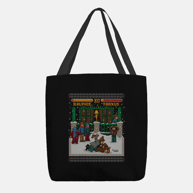 A Christmas Fight-None-Basic Tote-Bag-kg07