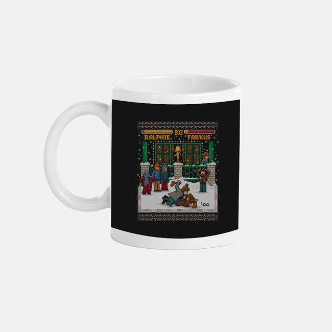 A Christmas Fight-None-Mug-Drinkware-kg07